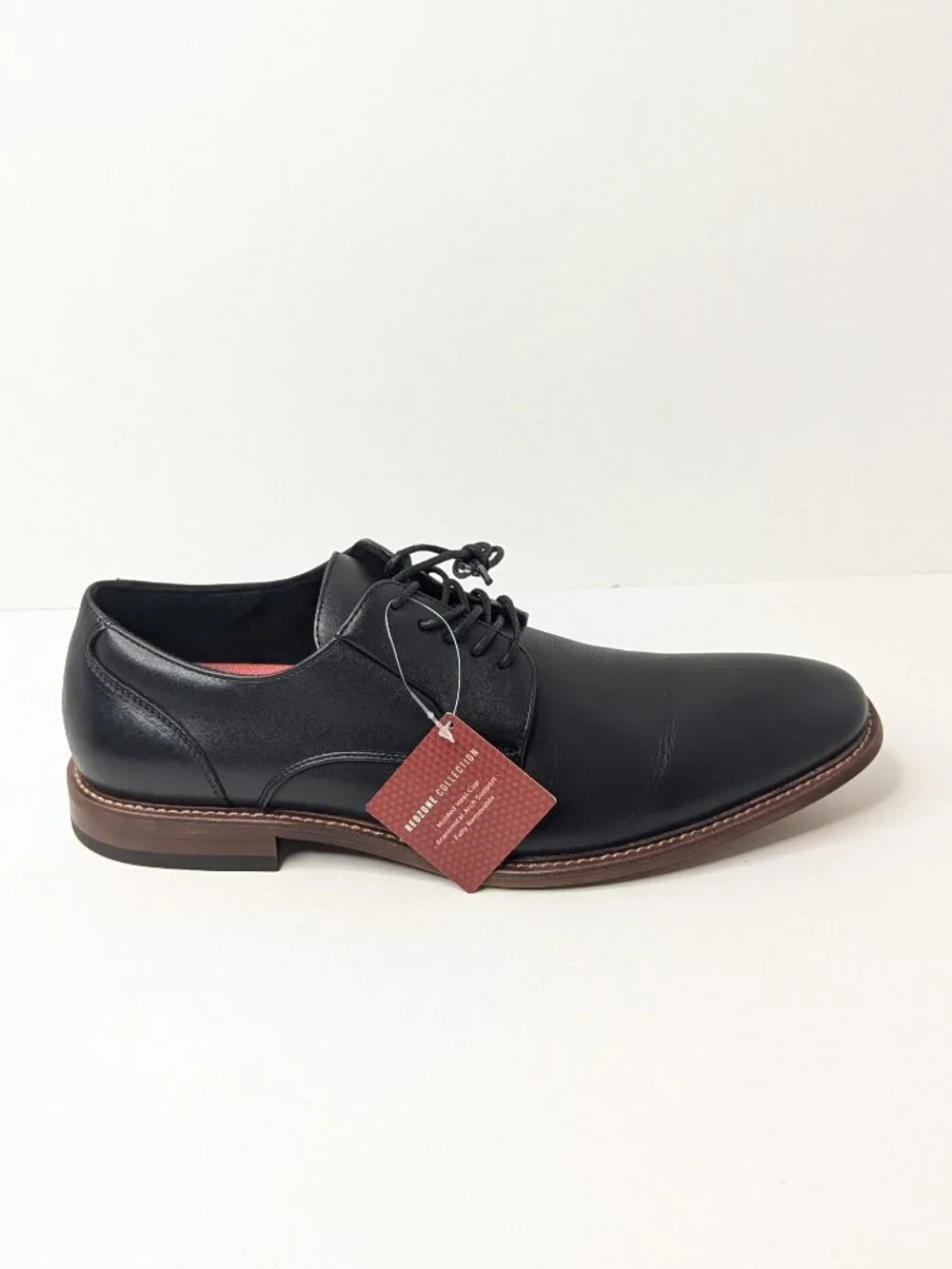 Stacy Adams Marlton Plain Toe Oxford Dress Shoes Black Leather Men's 10.5